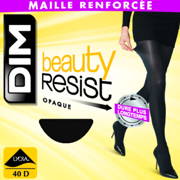 2-pack of 50 opaque black tights DIM My Easy