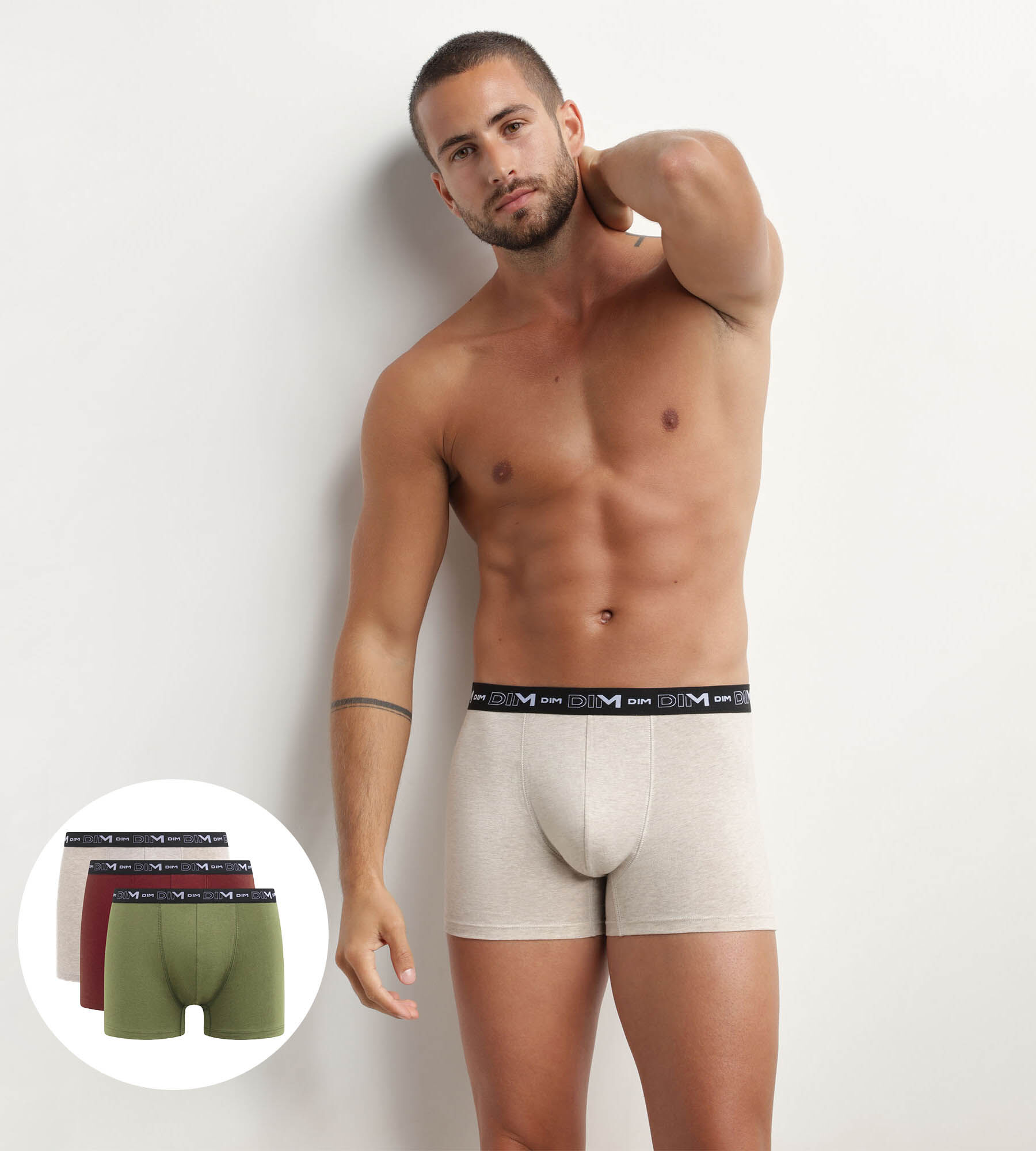 Boxer discount dim elasthane