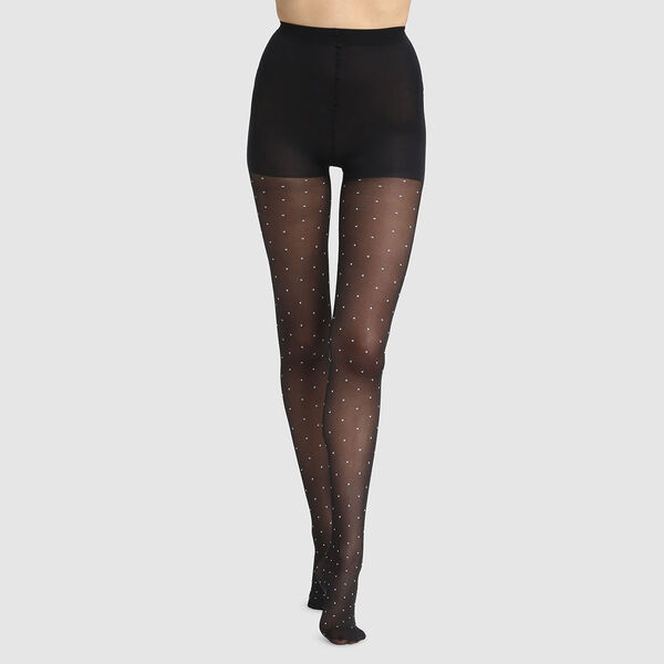 Polka Dot Pattern Over-Knee Effect Tights