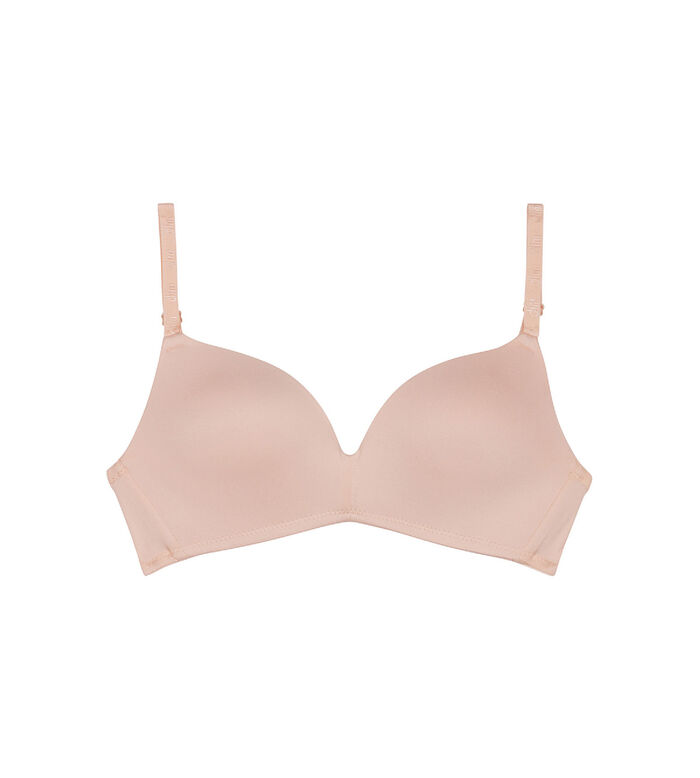 Basic Bio Girl's bra in natural cotton without underwire White