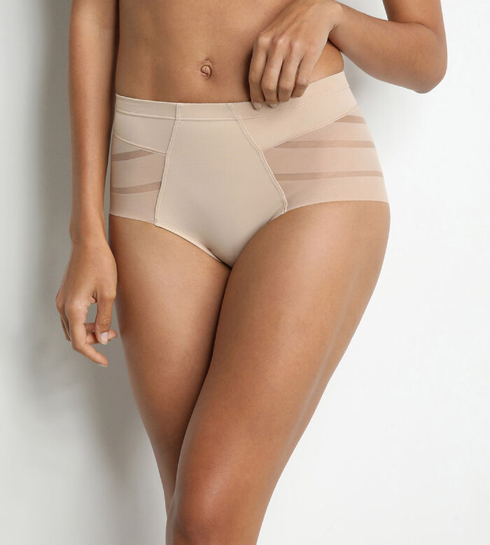 Leonisa Low-Rise Hiphugger Panty with Ultra-Flat Seams Beige at   Women's Clothing store
