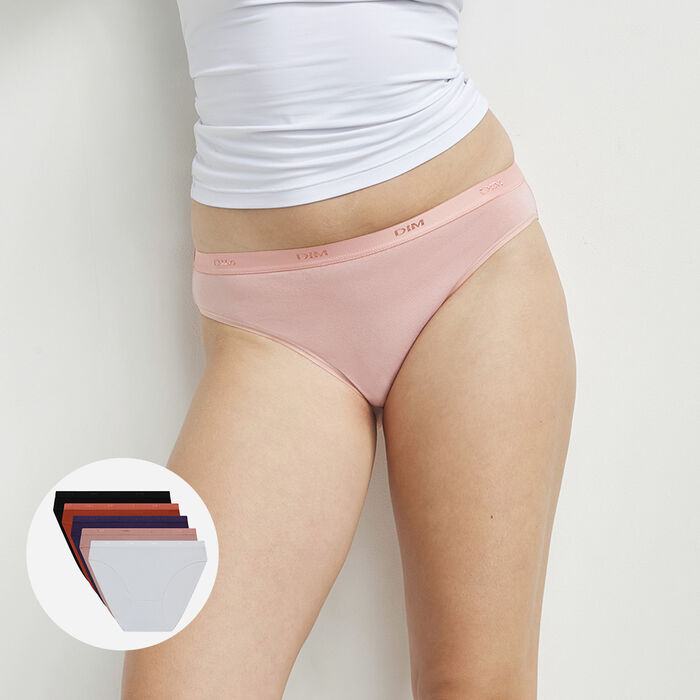Invisible women's knickers in microfibre Pink Hawthorn Body Touch