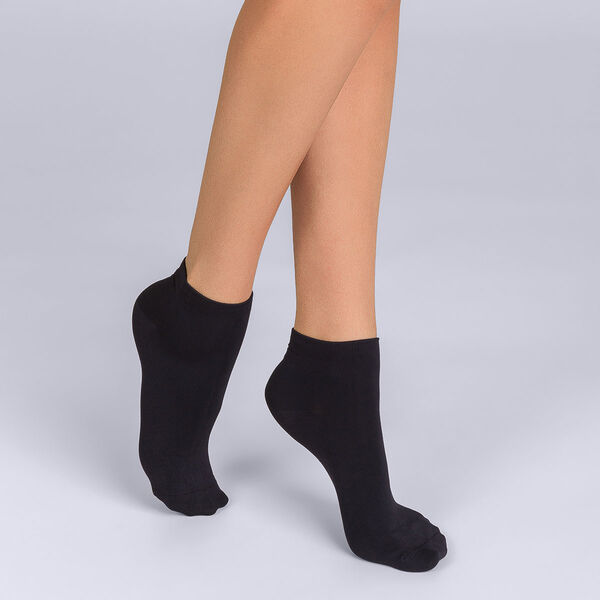 DIM 2-Pack of Invisible Liner Socks - Black