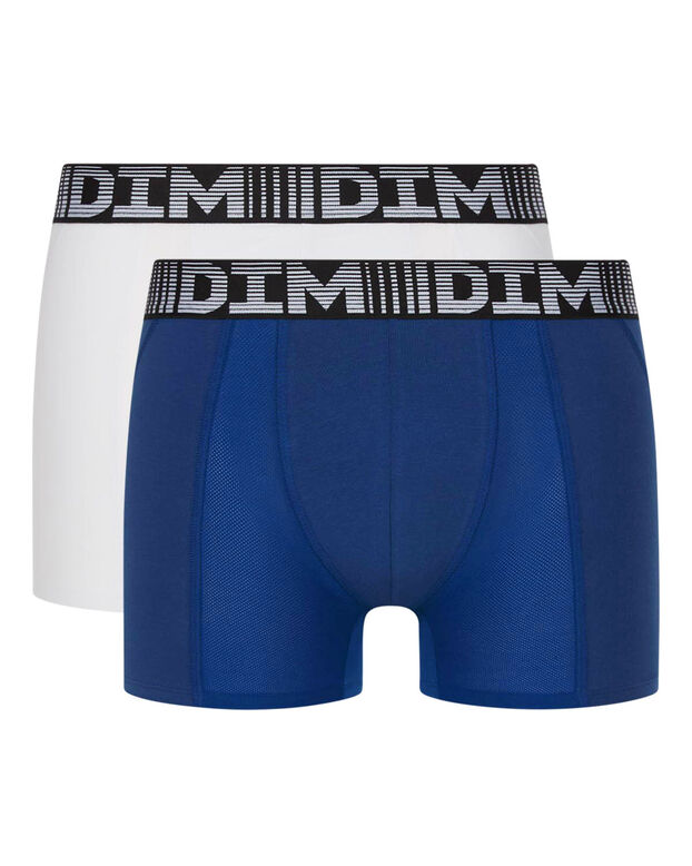 DIM SHOCK ABSORBER Dim MIX & FANCY - Boxers x3 Men's - printed winter  design/denim blue/purple velvet - Private Sport Shop