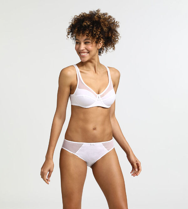 Buy Nice Beauty Women's Cotton Non-Padded Non-Wired Regular White A-Cone Bra  (Single or Combo) Ideal for Daily use (CK) - Aarshi Apparel (30, White) at