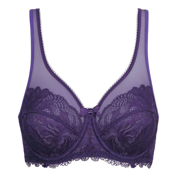 Buy Victoria's Secret Burgundy Purple Smooth Logo Strap Full Cup Push Up T-Shirt  Bra from Next Denmark