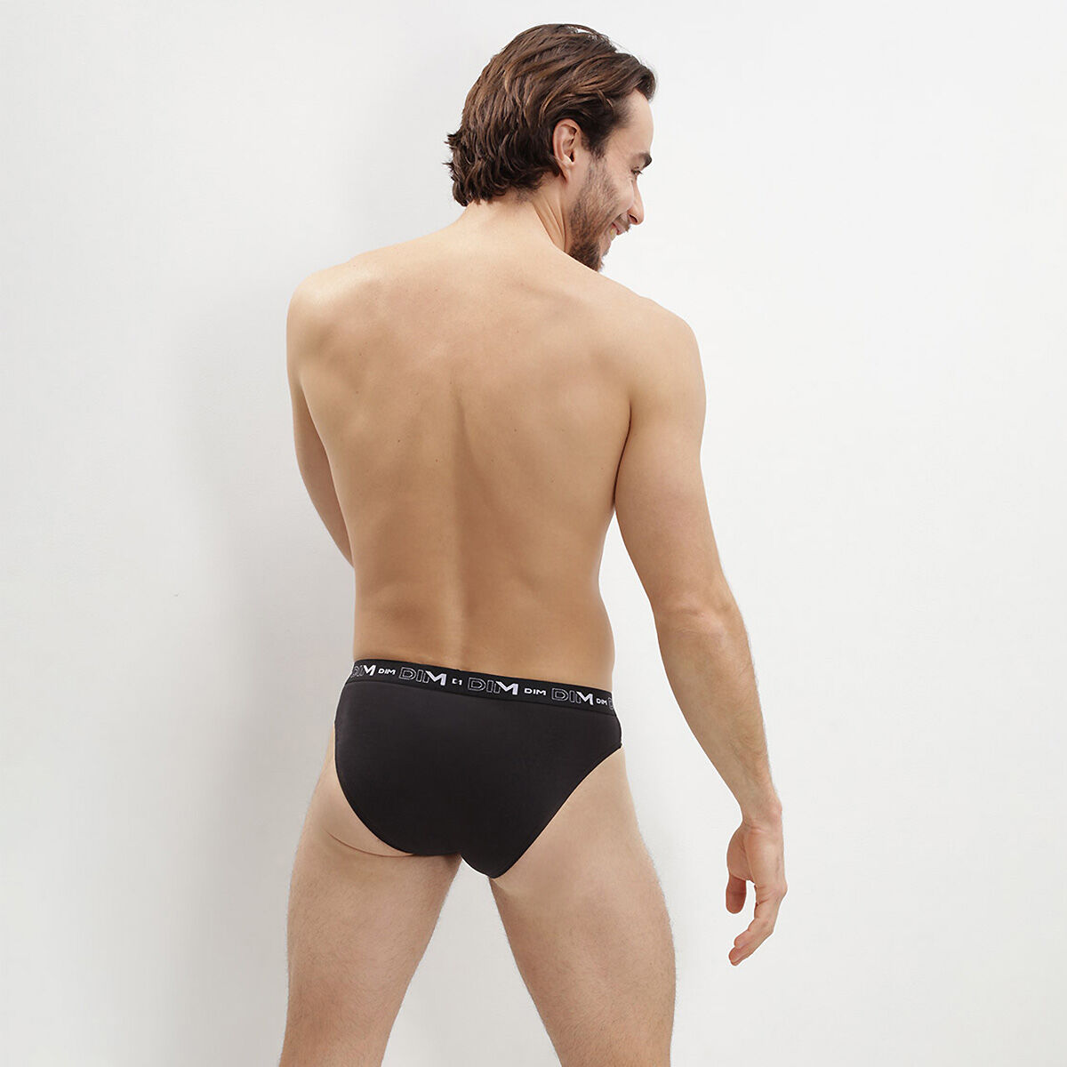 Pack of 2 Men's Black Stretch Cotton Briefs