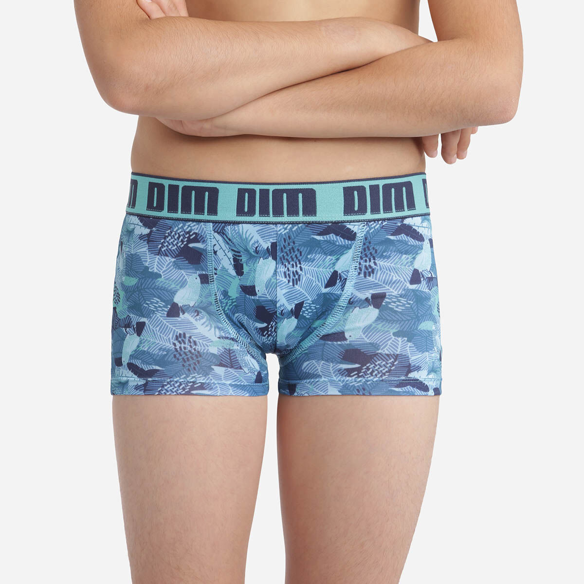 Black Dim Micro Boy s boxer brief in microfiber with New York prints