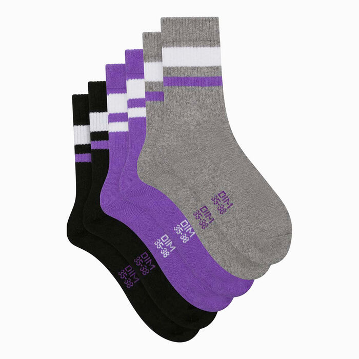 BUDERMMY Trainer Socks Womens 6 Pairs Cushioned Sports Socks for Women  Cotton Breathable Cushion Running Socks Ladies Casual Nonslip Ankle  Athletic Socks（colorful 3-5） : : Fashion