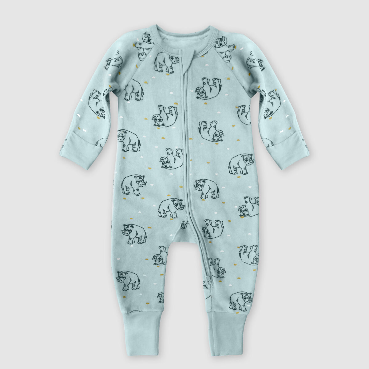 Two way 2024 zip baby pajamas