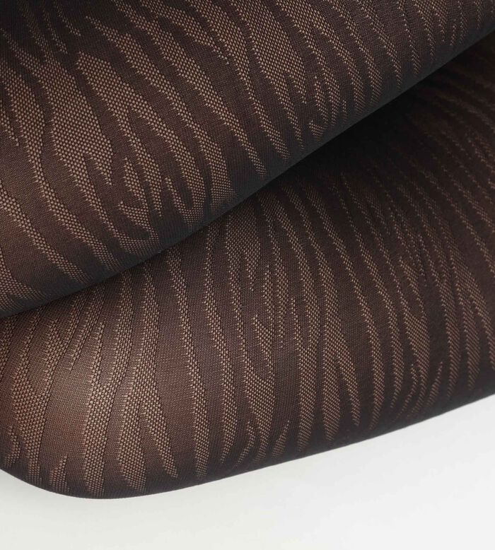 Women's sheer tights in black with zebra print Dim Style, , DIM