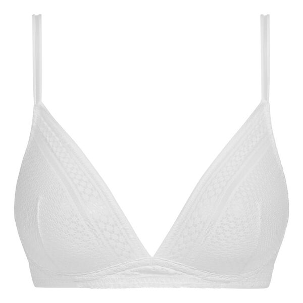 ASOS DESIGN Rosie lace soft triangle bra in lime - ShopStyle