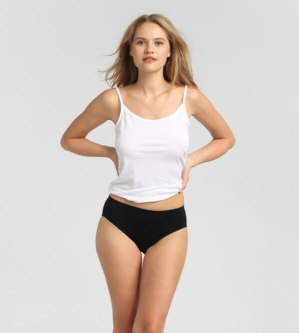 Women's Fishnet Seamless Underwear, Black, 1 Pack
