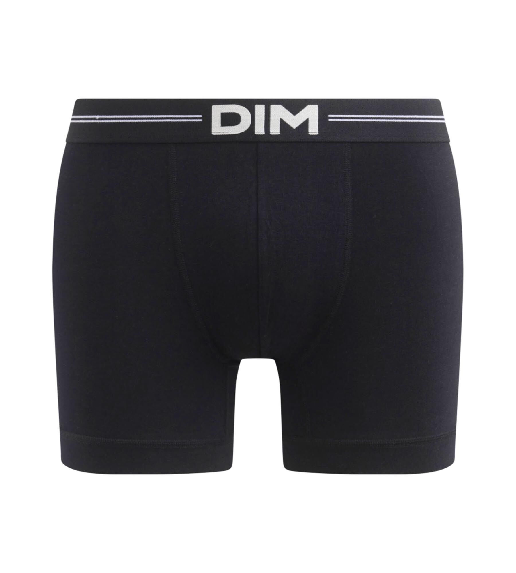 Men s microfibre boxers with flat seams in Black Dim Icons Essentiel