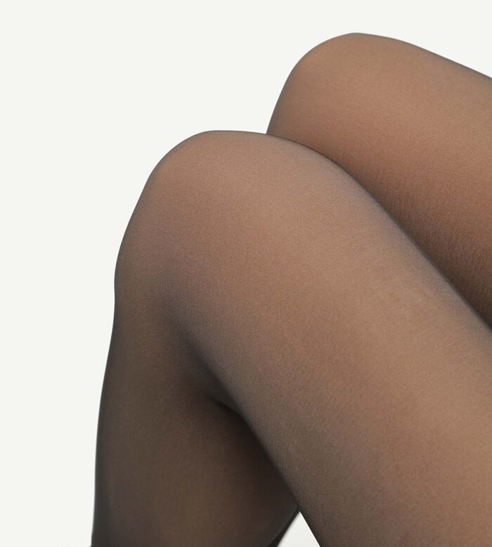Women's 80D sheer polar tights Black Dim Thermal, , DIM