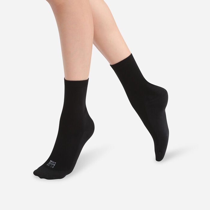 Chaussettes femme noires - 3 paires - Wibra Belgique - Vous faites ça bien.