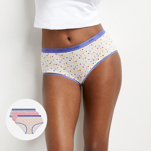 Buy SOUTH SAILOR Womens Cotton Printed Panties- White (Pack of 6) at