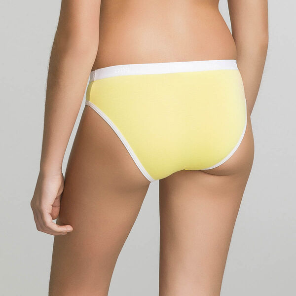 Women's Seamless Cheeky Underwear - Colsie™ Yellow M