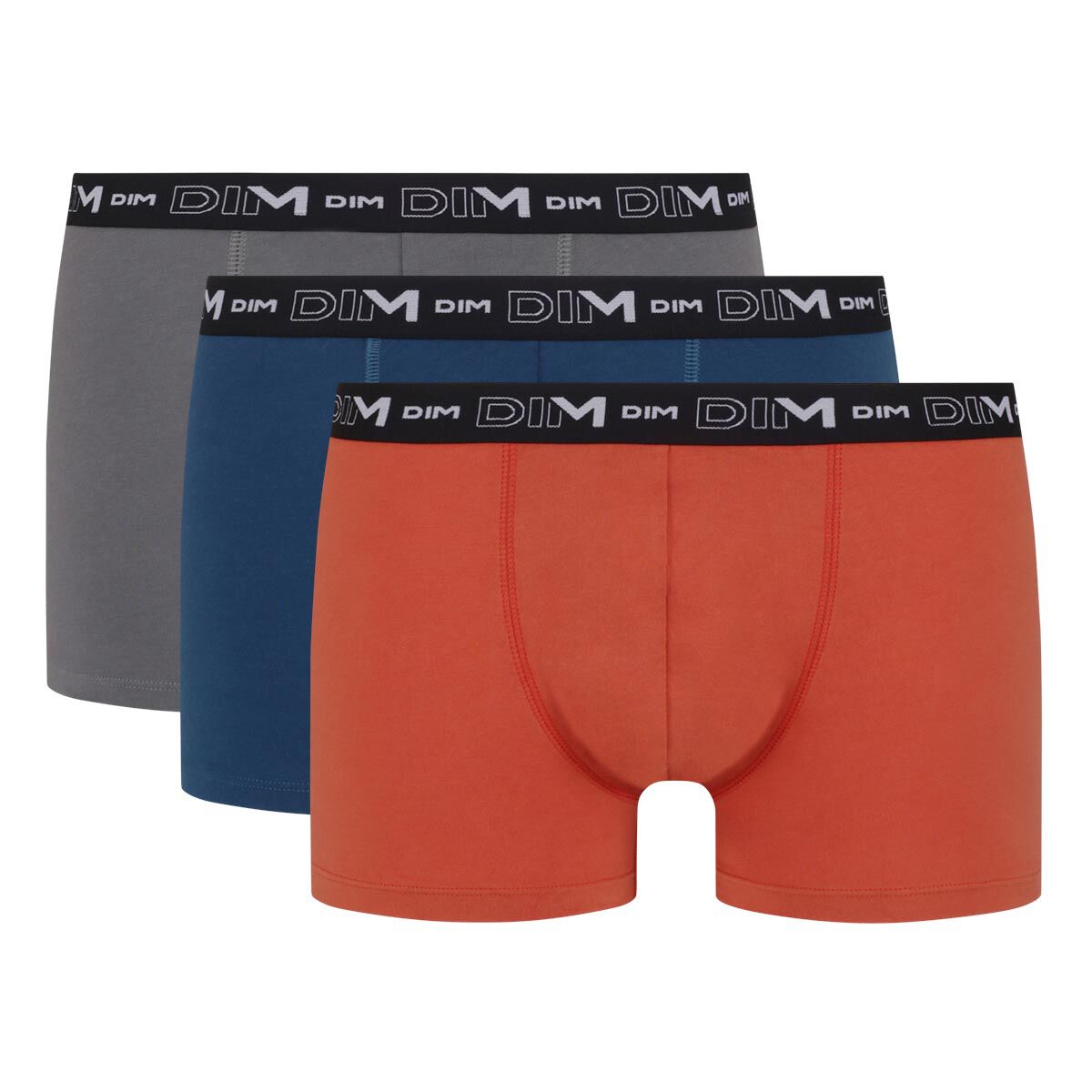 Pack of 2 Blue and Red Cotton Stretch Boxers for Men