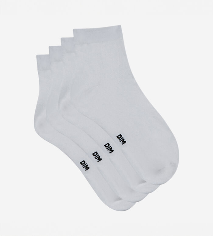 Pack of 2 pairs of women’s second skin ankle socks in black