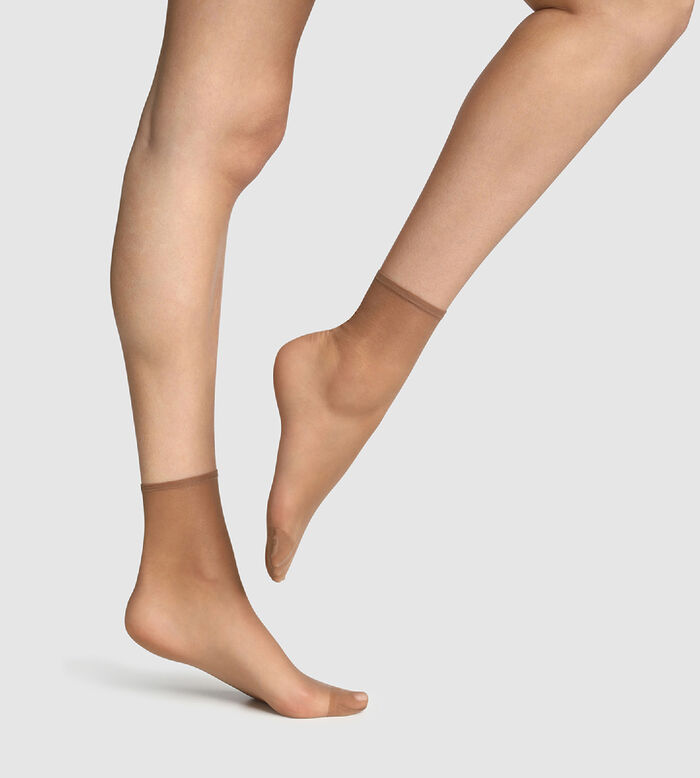Set of 2 pairs women's cotton low-cut socks