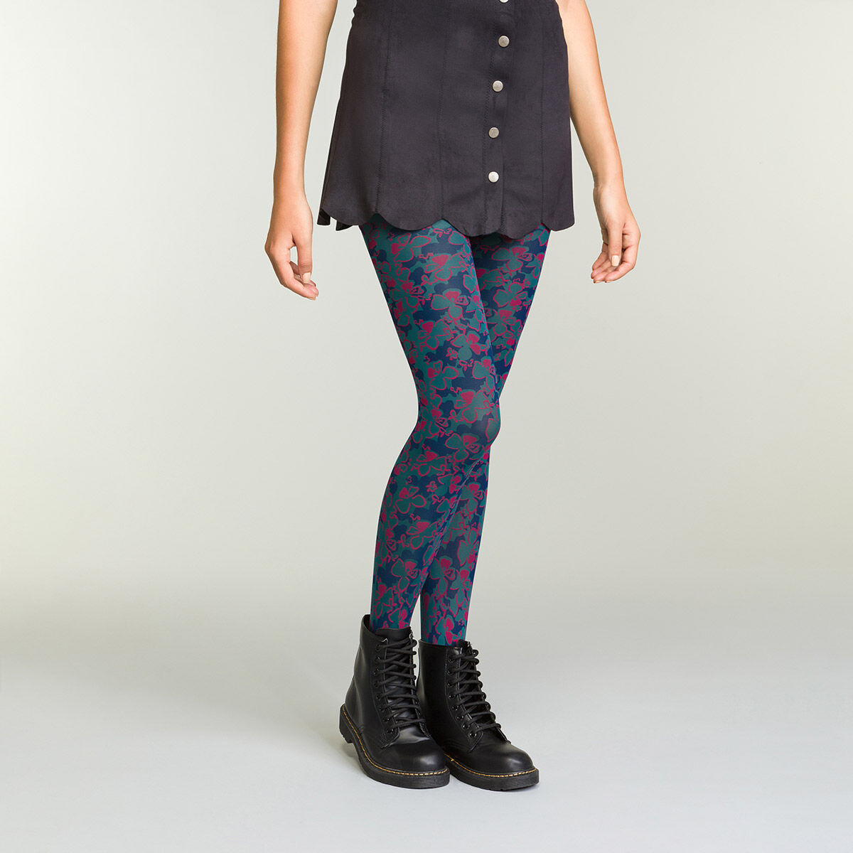 Peached Leggings in Peacock | Blue Green Turquoise Feather Tights - Dare  Fashion Globe