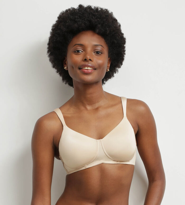 Nude Dim breast forms for post-operative bras, , DIM