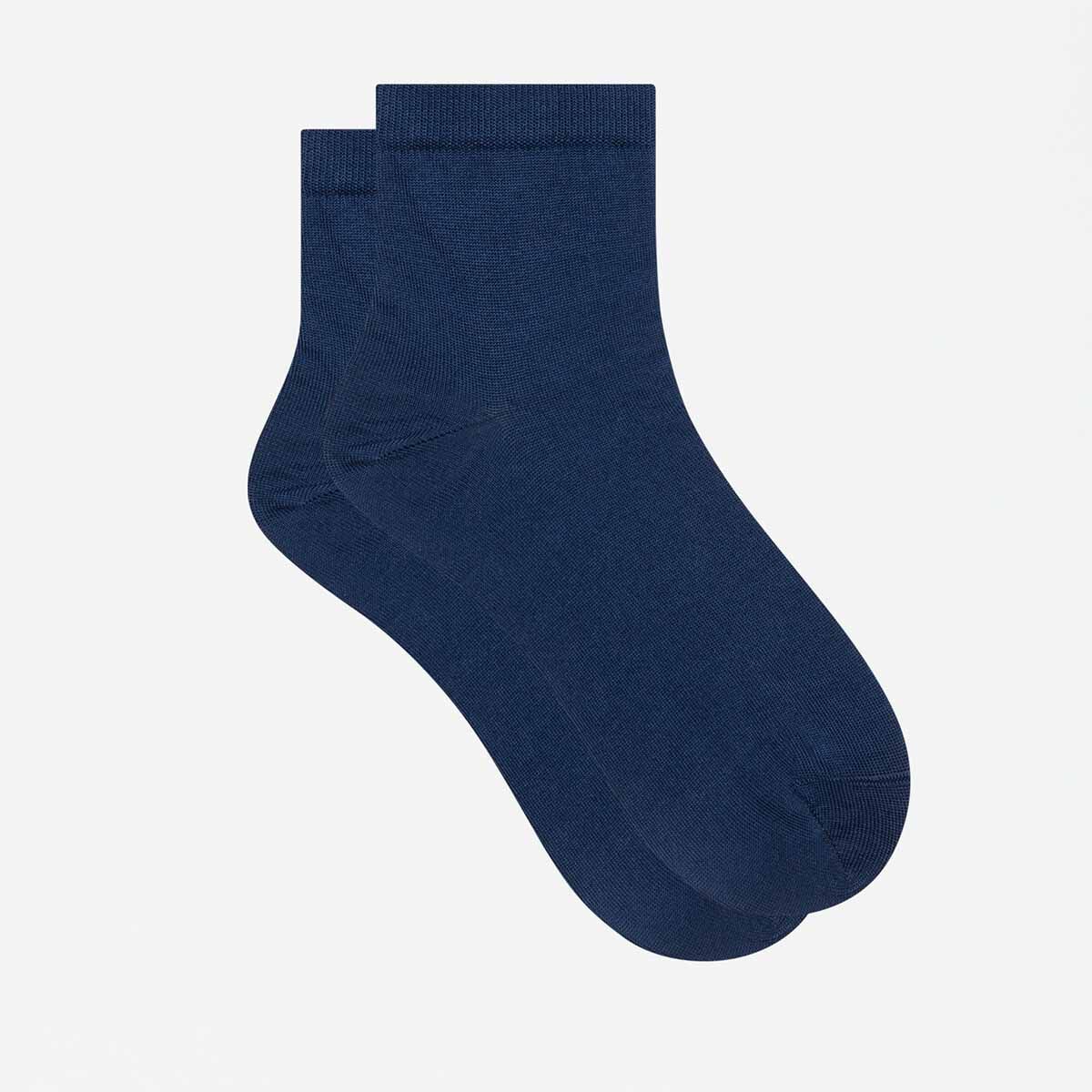 womens navy ankle socks