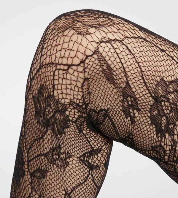 Wolford Fleur Net Tights For Women at  Women's Clothing store