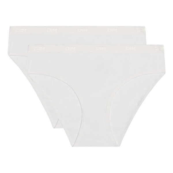 Women'secret Three-Pack Classic Cotton Panties with Logo White
