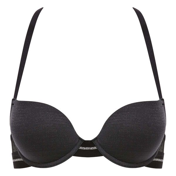 Dim Trendy Micro black underwired push-up bra