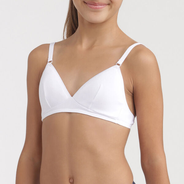 Women underwear : Women brazilian briefs Nature Soft white