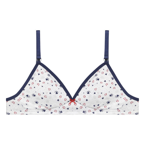 Triangle bra for girl with removable pads - Box Japon