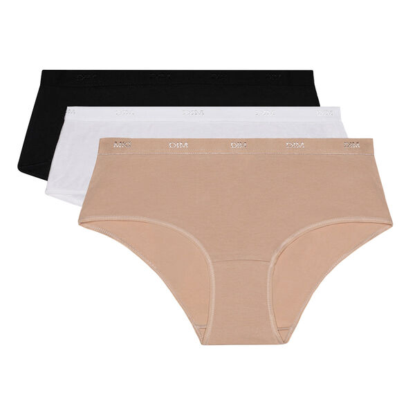 Amante Solid Low Rise Cotton Boyshorts Panty Pack (Pack of 2) Rs. 283 