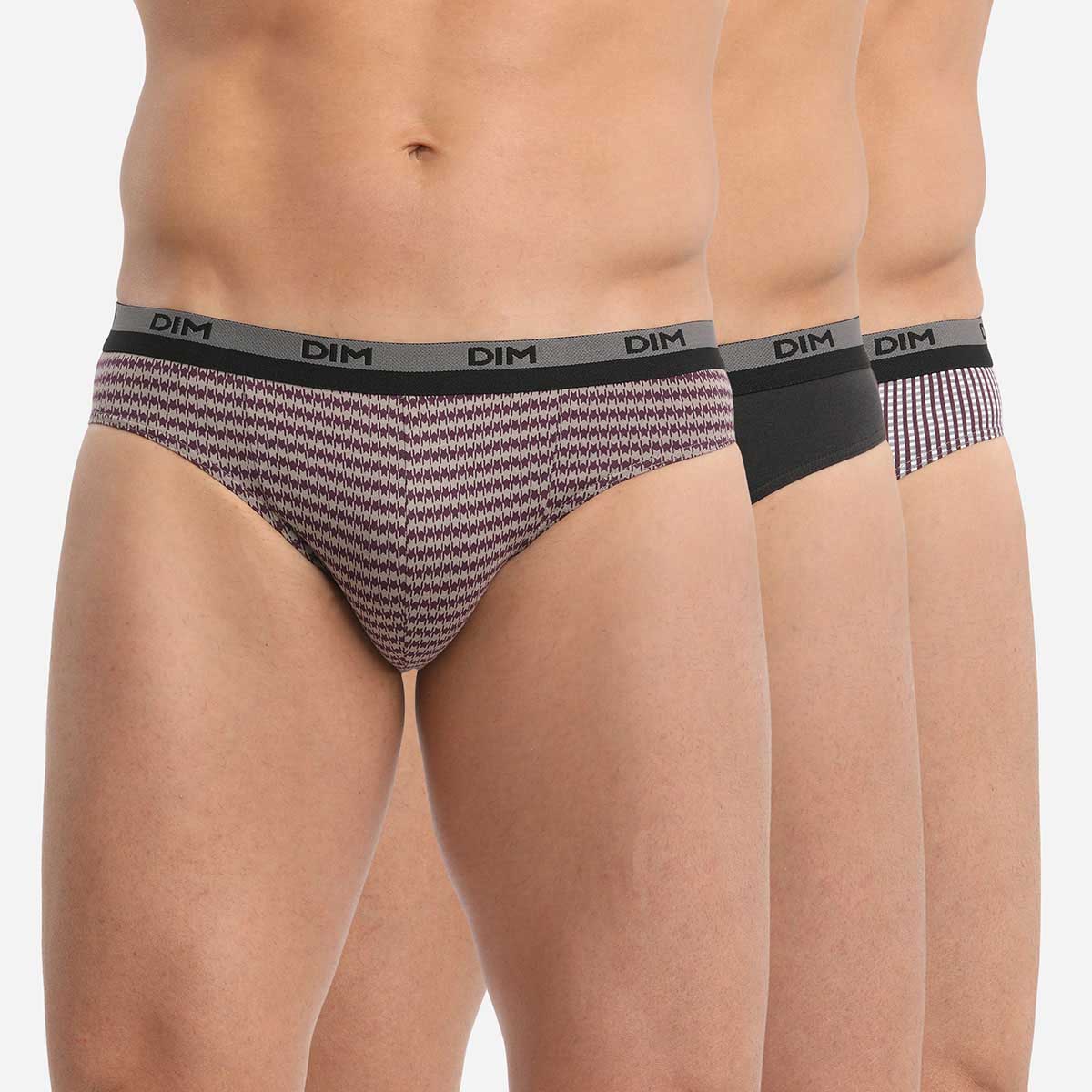 Pack of 2 pairs of black X-Temp stretch cotton briefs