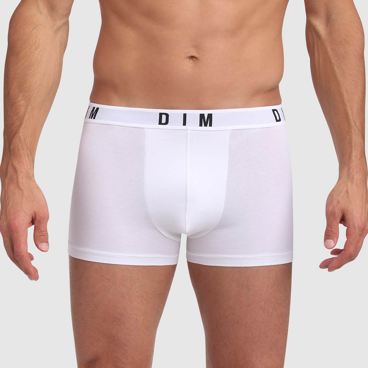 Boxer Blanc en coton modal homme DIM Originals