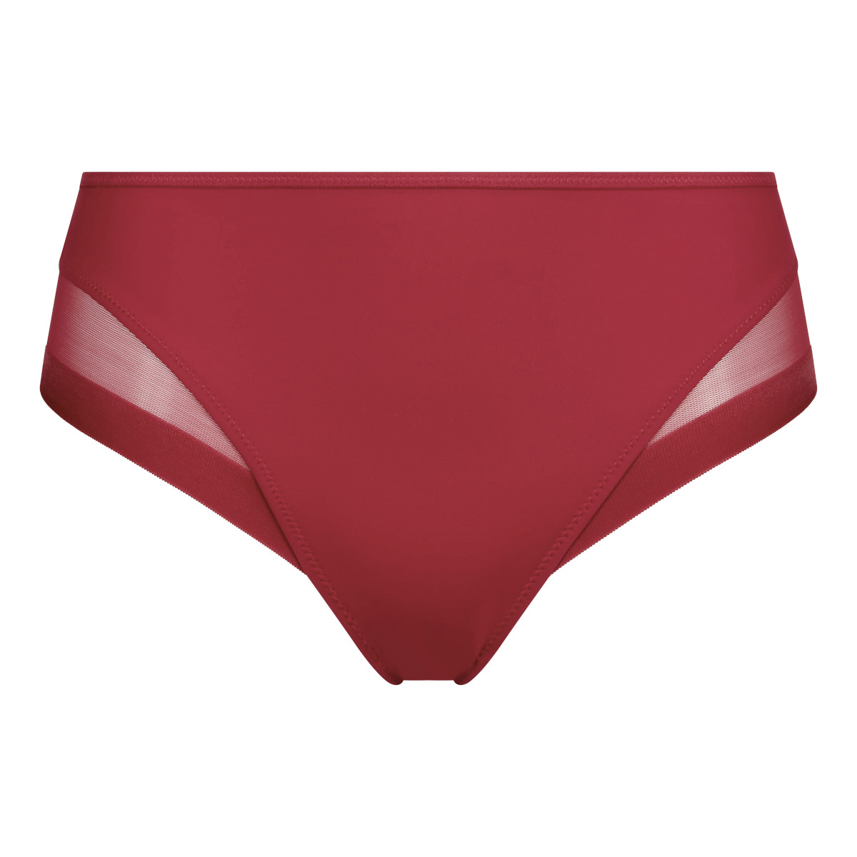 Generous Bordeaux Women's knickers in microfibre and tulle
