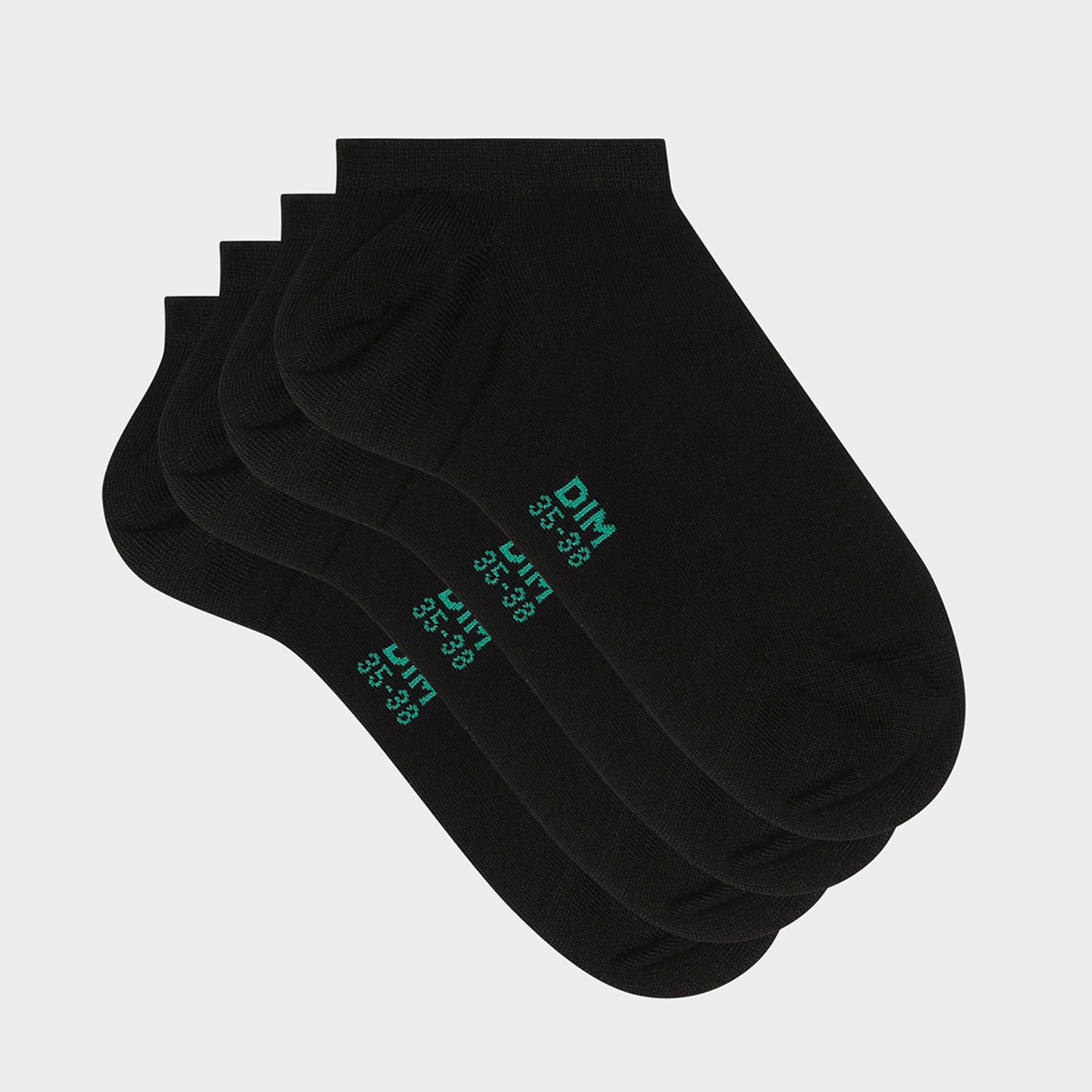 Green by Dim pack of of Black short women\'s socks pairs lyocell 2