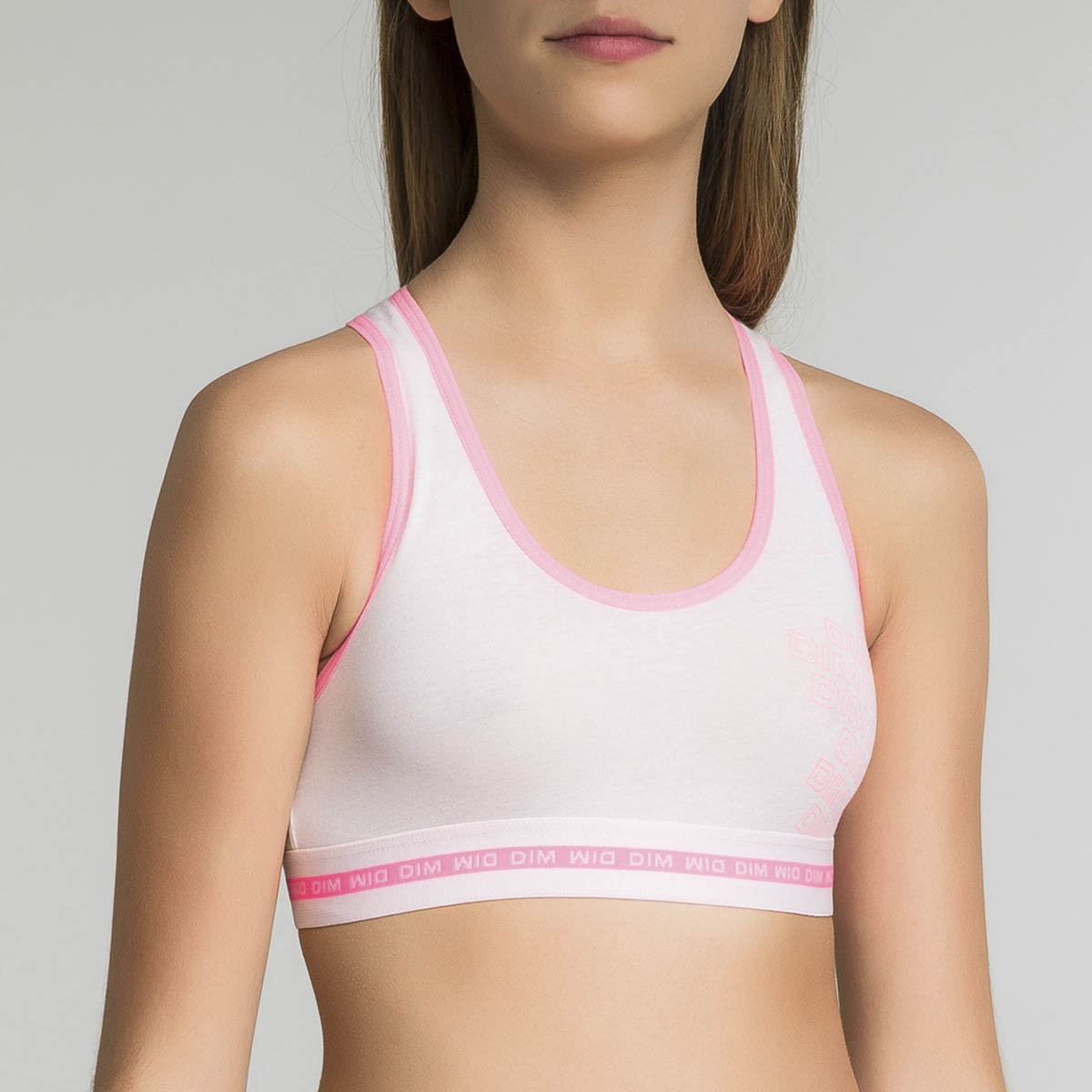 Metallic Sports Bra Garment size S Color Pink