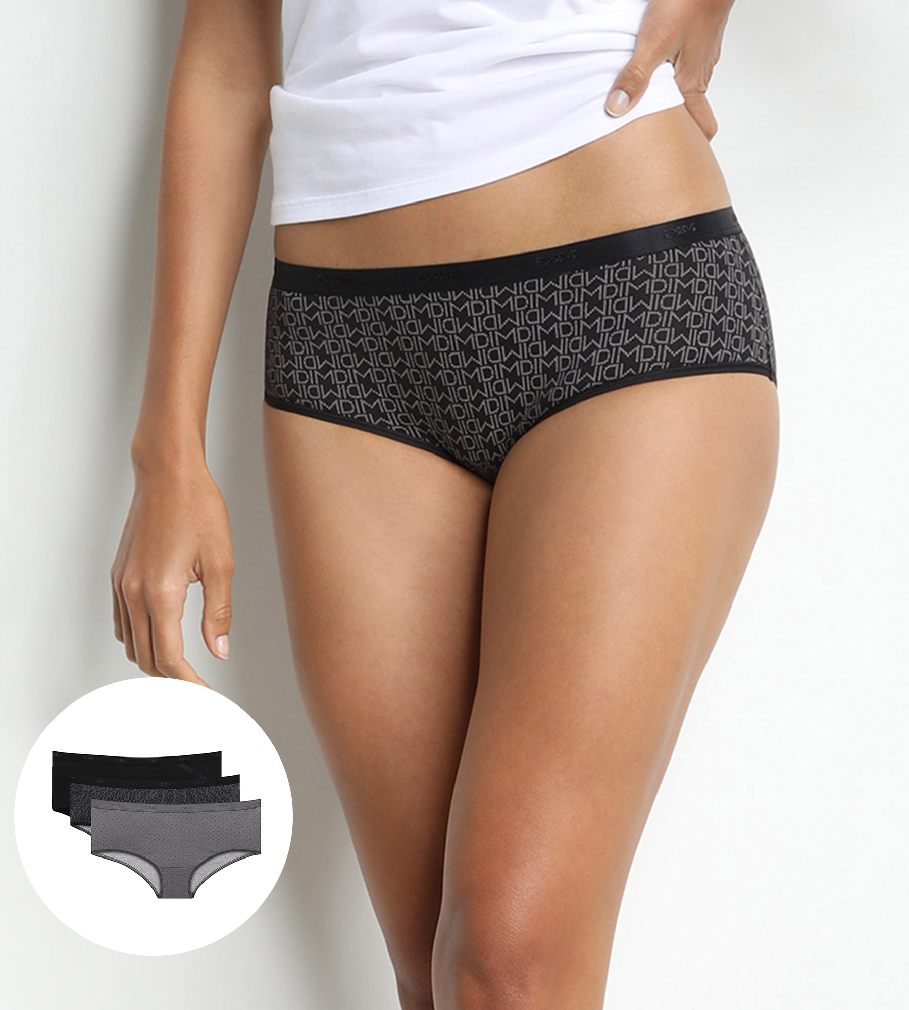 DIM DIM BODY TOUCH LIBRE Black - Fast delivery  Spartoo Europe ! -  Underwear Knickers/panties Women 18,40 €