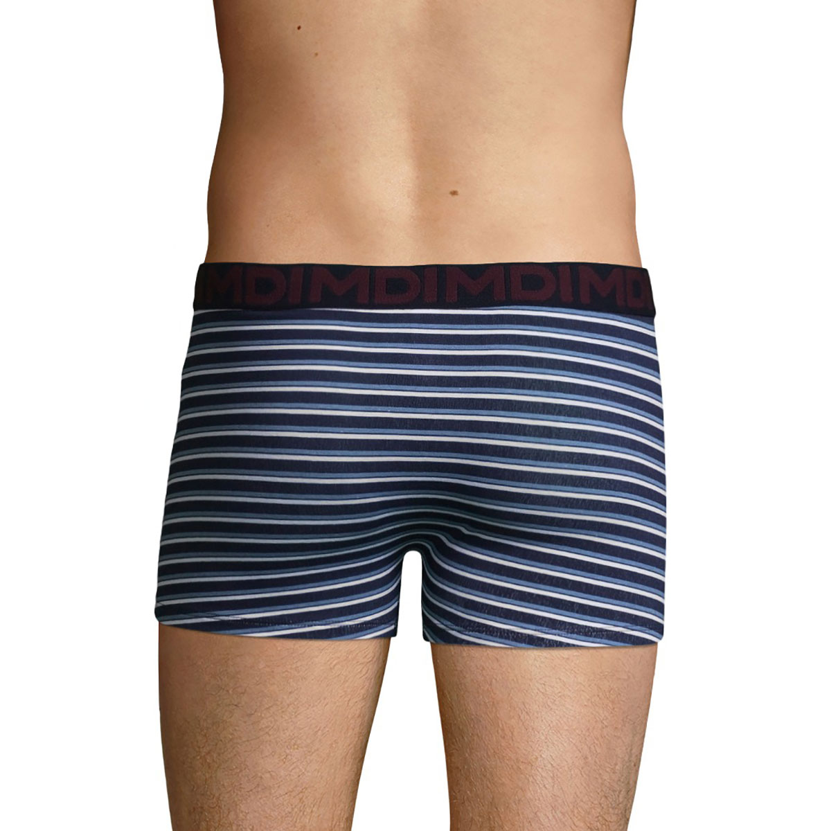 Men's stretch cotton trunks with Stripe Print Mix & Fancy