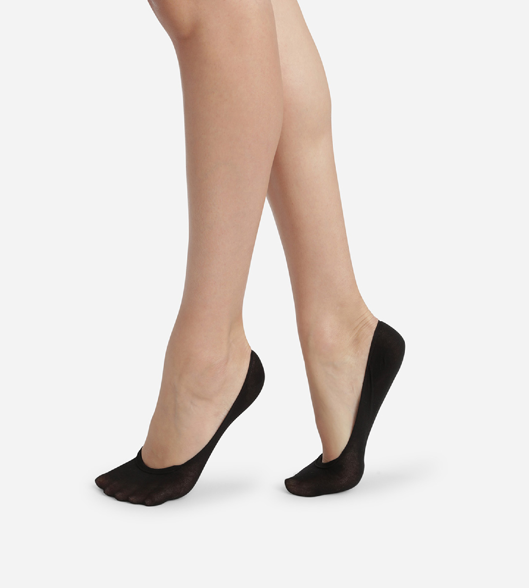 Jefferies Socks Seamless Toe Nylon Footie with No-Slip Heel & Foot 2 Pair  Pack in Black - Daniels Shoes