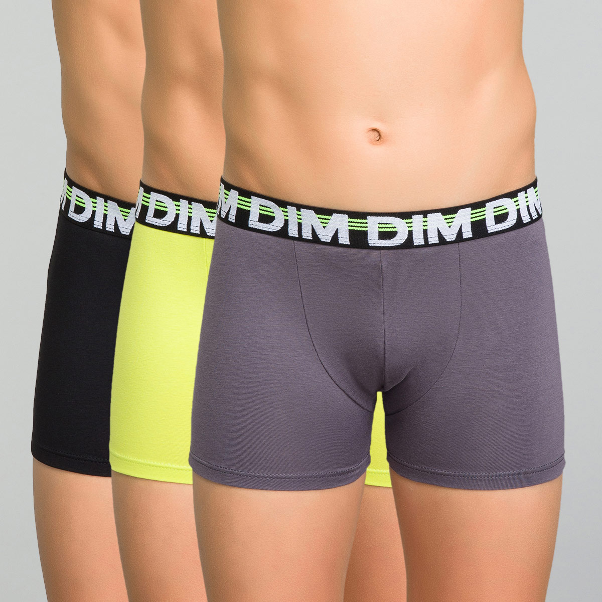 Men's 3-pack Trunks - Xl In Grey