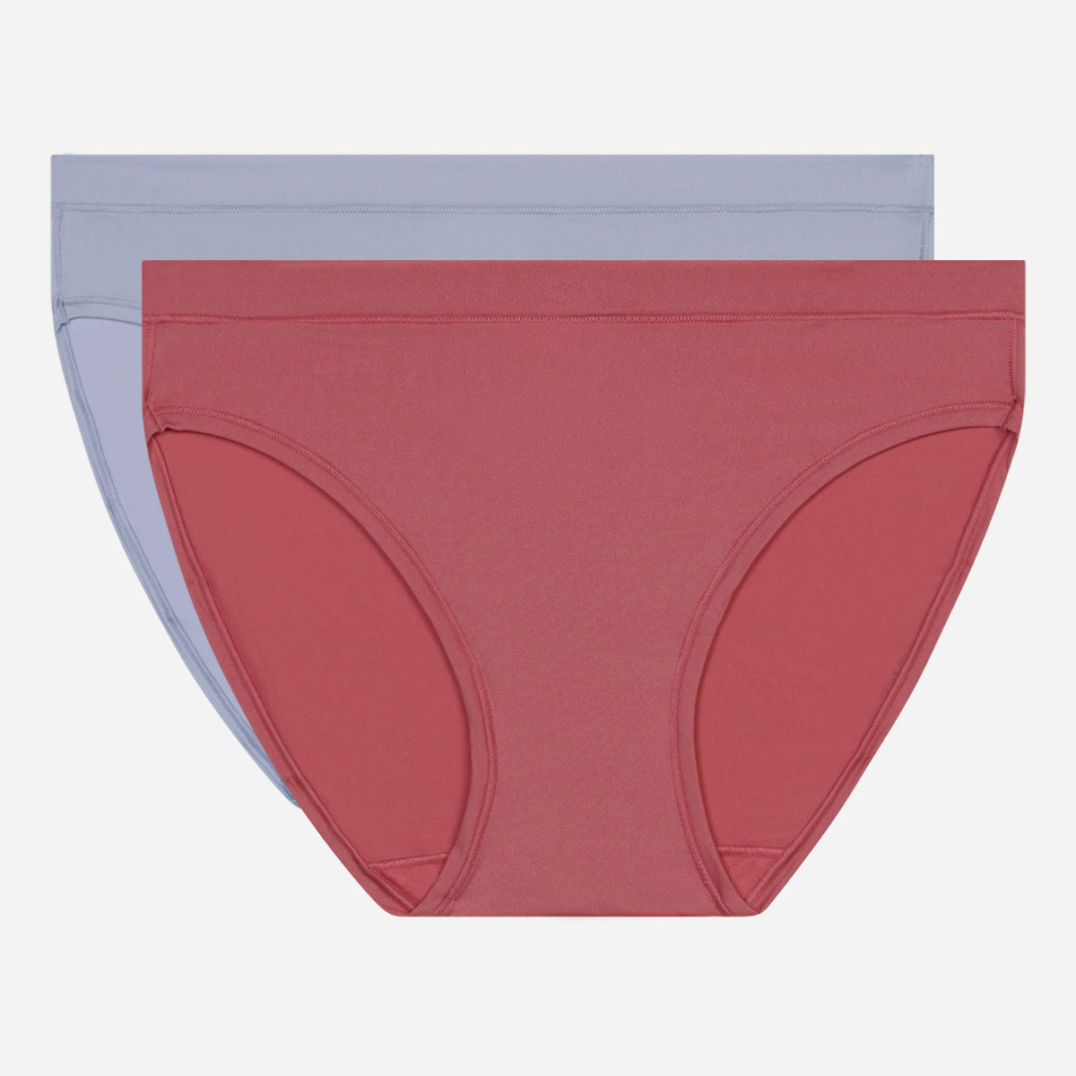 CUKOO Women Pack Of 2 Lacy Panty Burgundy