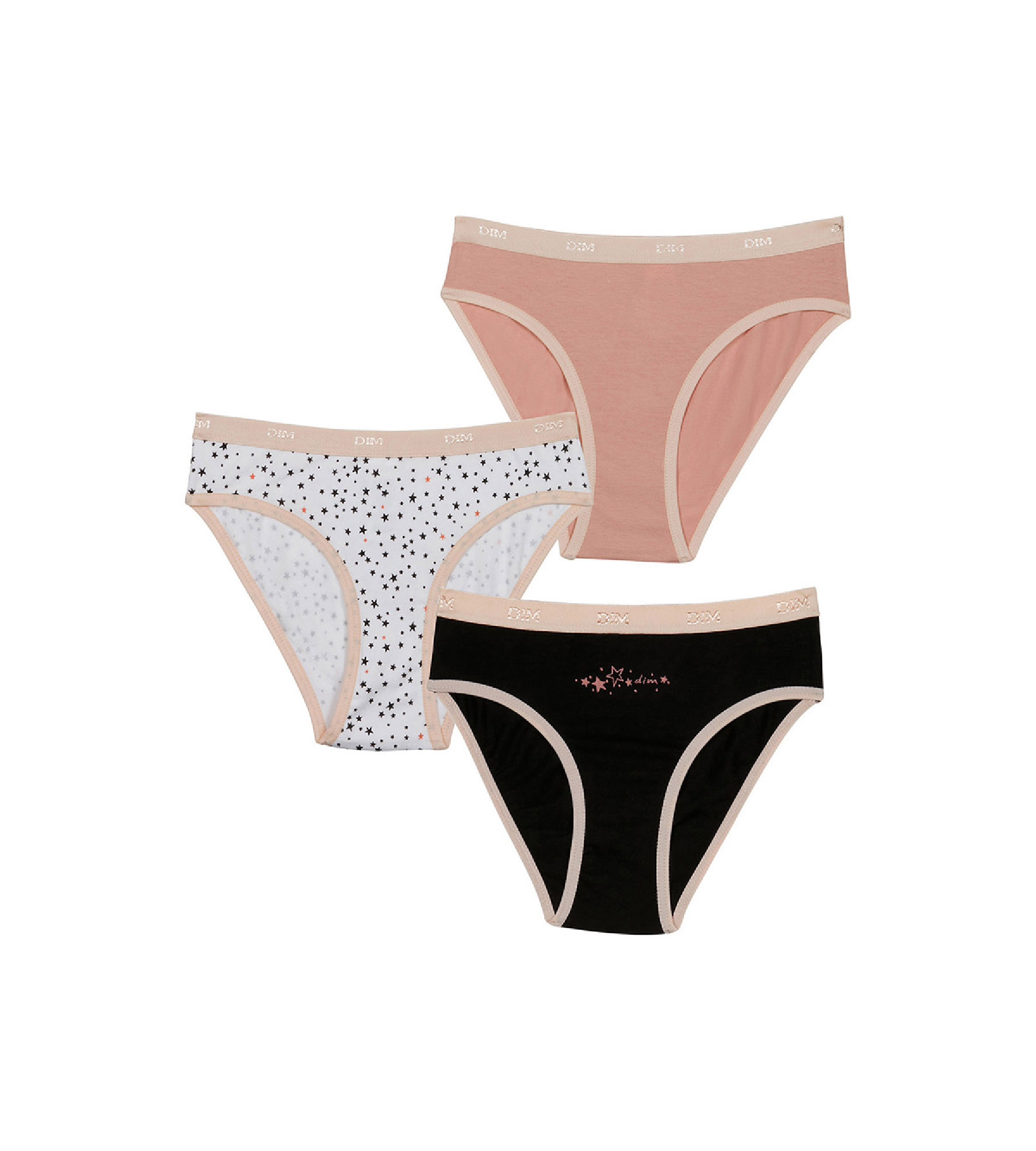 DIM Women's Underwear Les Pockets 3 pack -D4C17-A20 -Lot