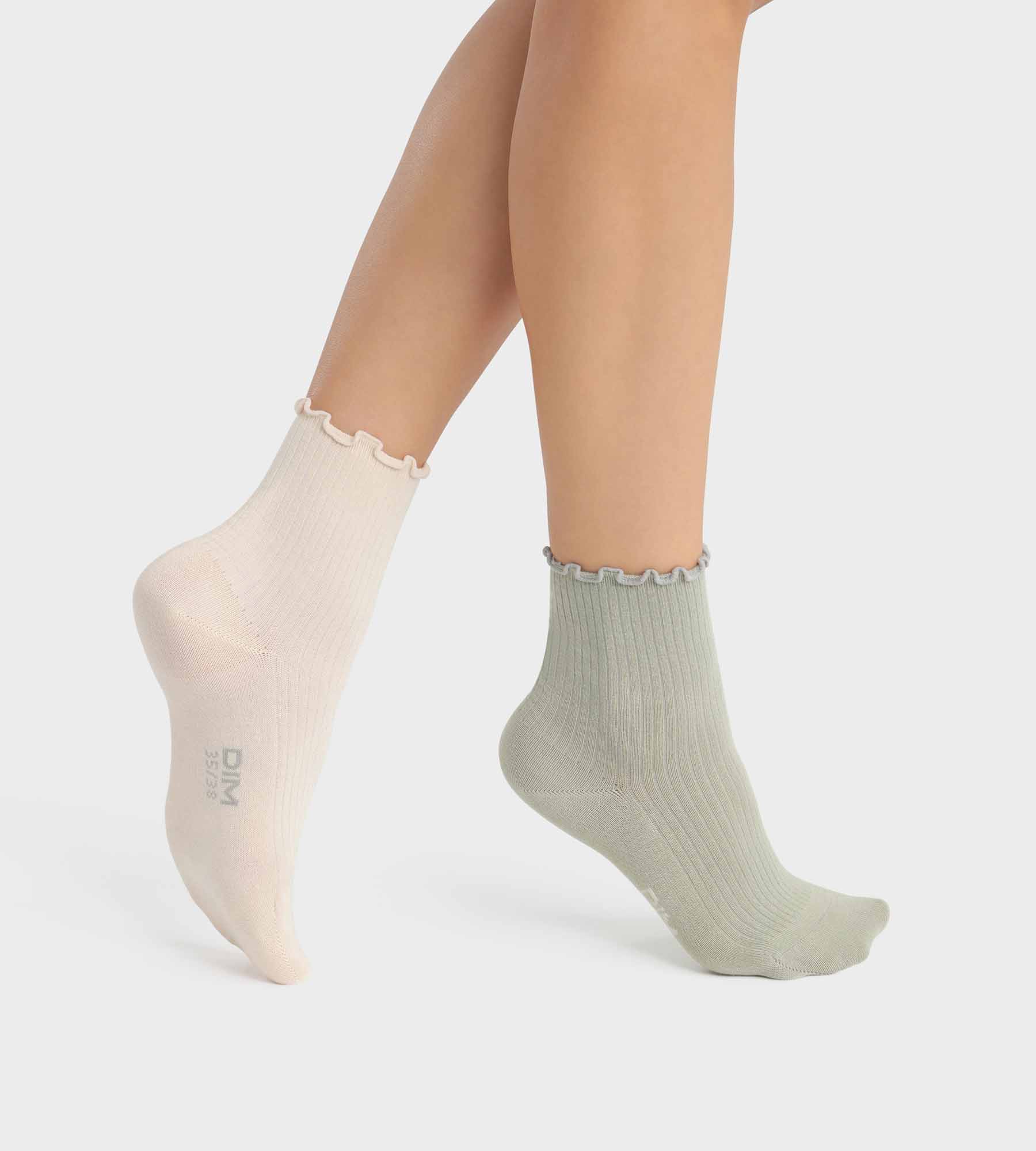 Odlo Ceramicool Ankle-Length Running Socks - 2-pack - white