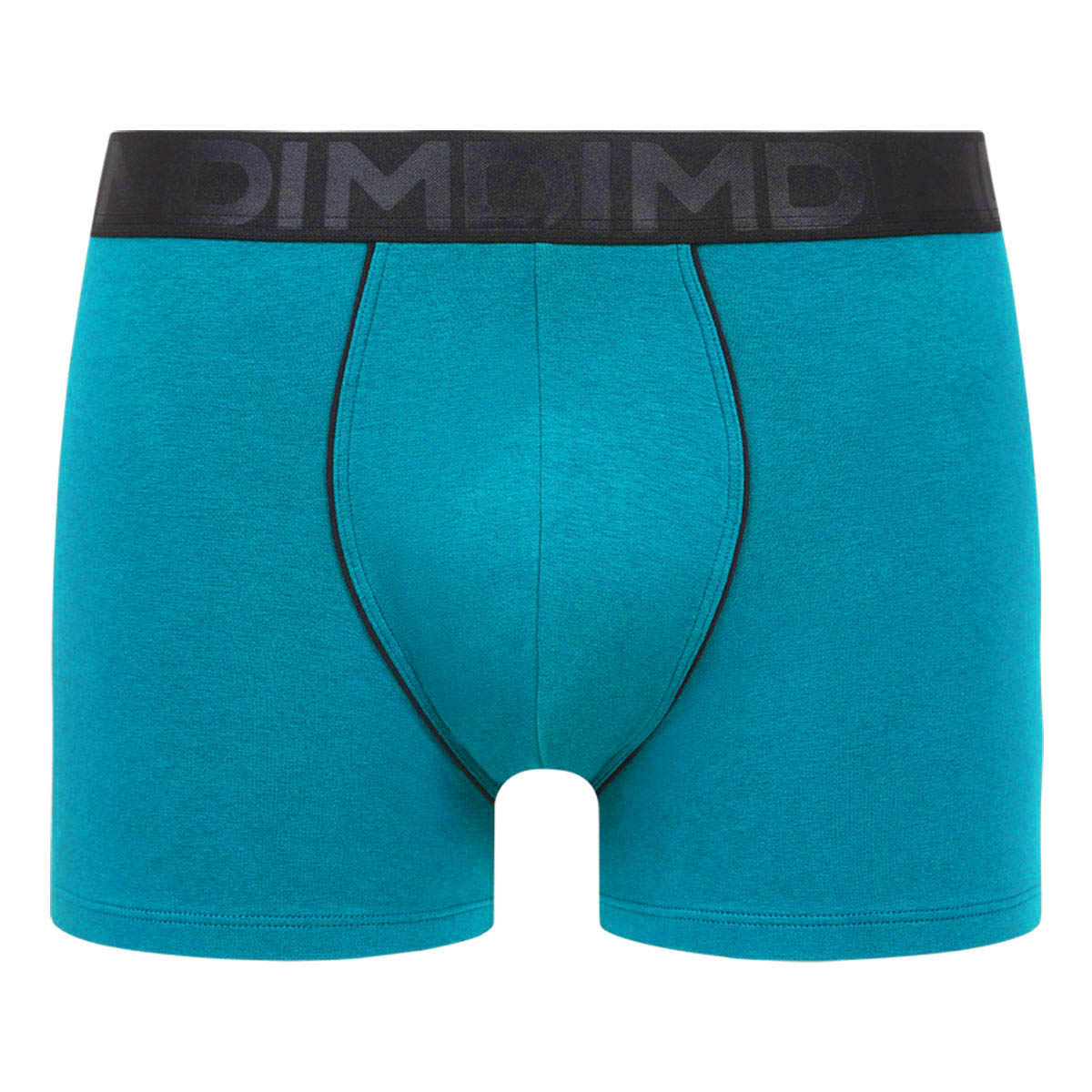 Men's Green Dim Classic modal cotton boxer shorts featuring a black ...