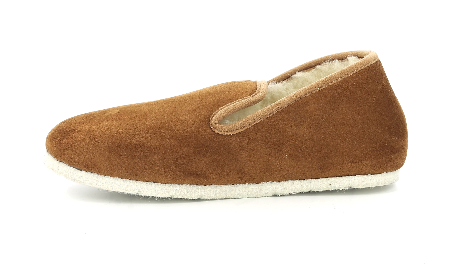 Ultra-soft and lightweight camel slippers