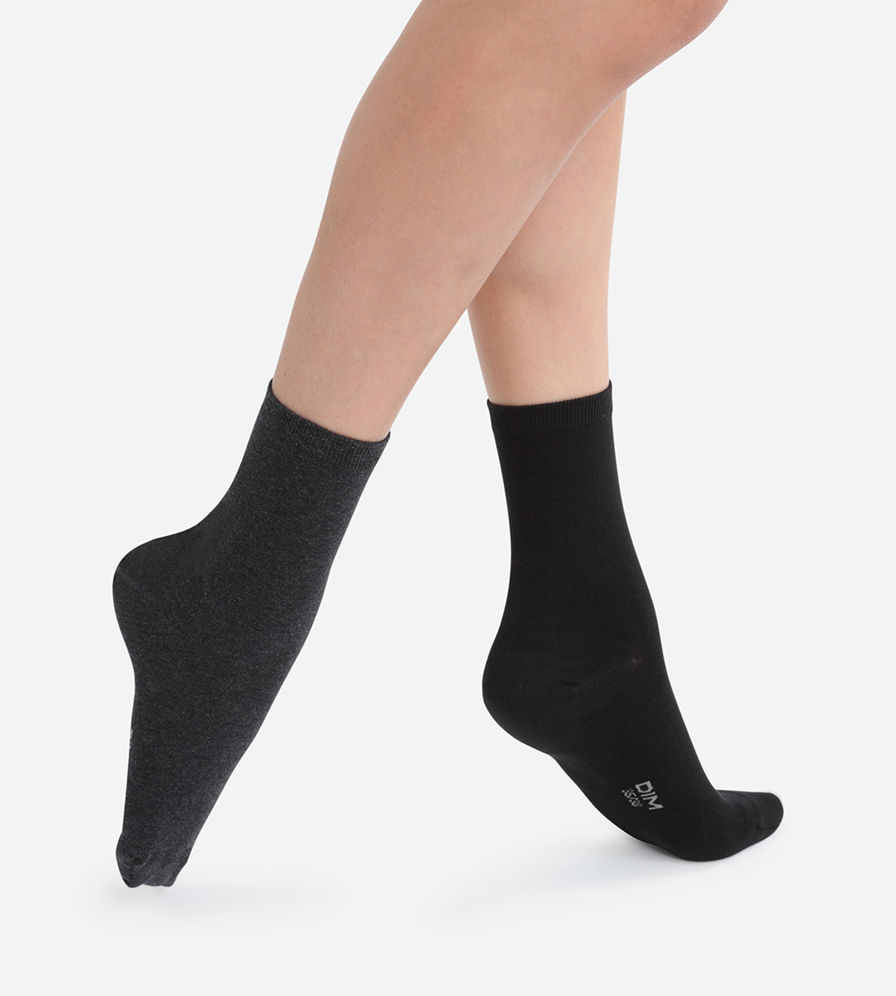 Pack of women's Basic Cotton ankle socks Navy Blue